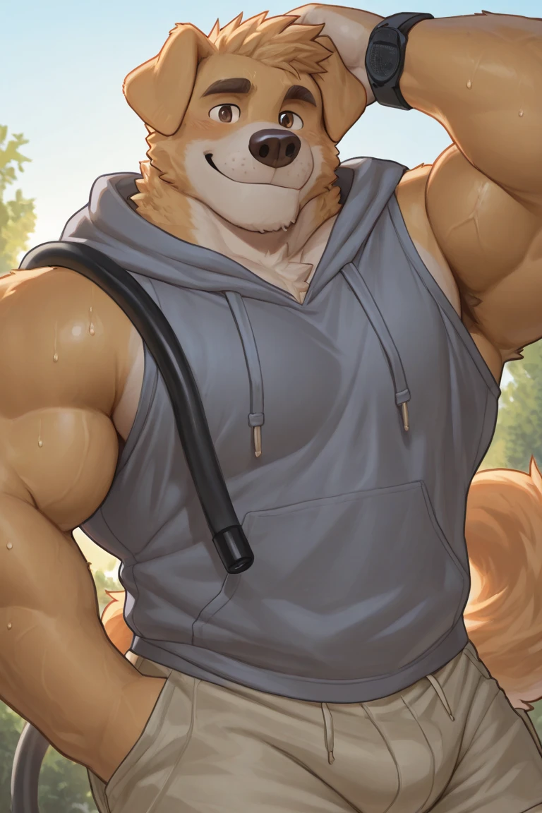 Chubby, furry,male , anthro bear, very plump, middle aged , mouth covered mustache,Thick beard, seductive , detailed , half body , tight teal tank top, glasses, black cap, extremely hot and sexy, eye closed, by hyaku ,by darkgem, by glitter trap boy