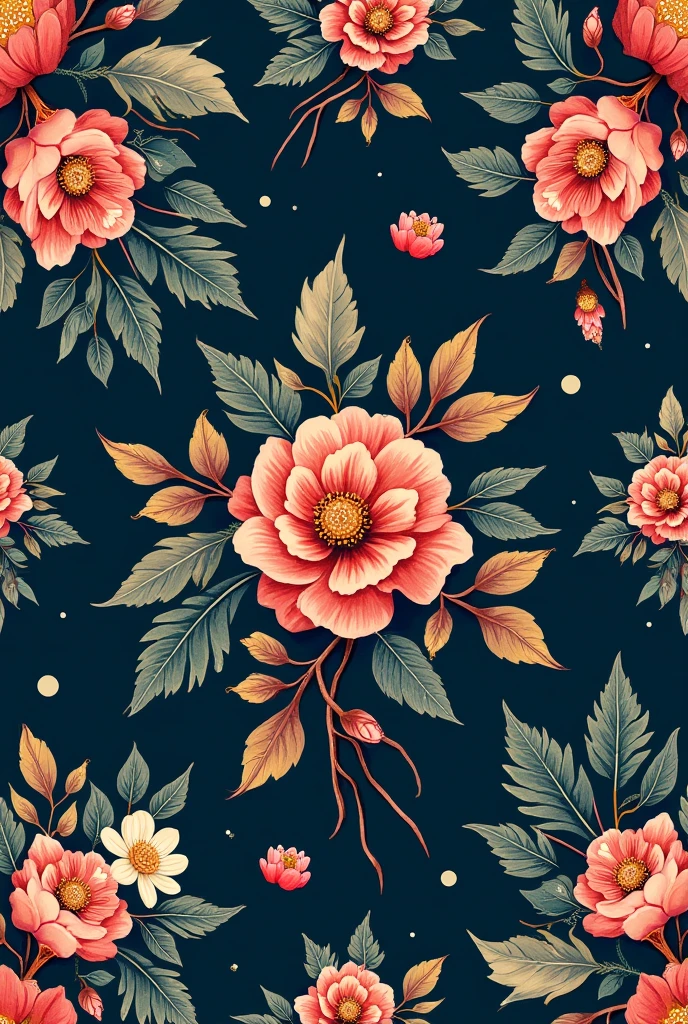 beautiful floral hoop digital background --auto --s2