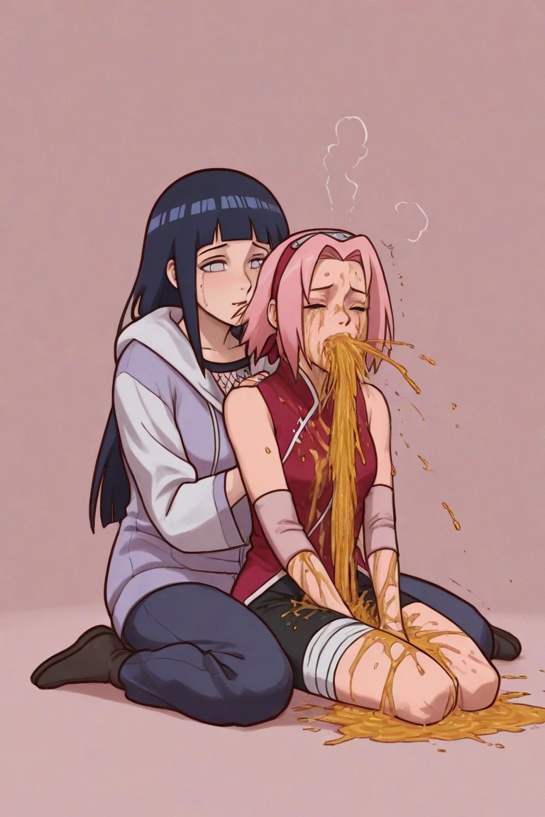 sakura haruno drinking cum
