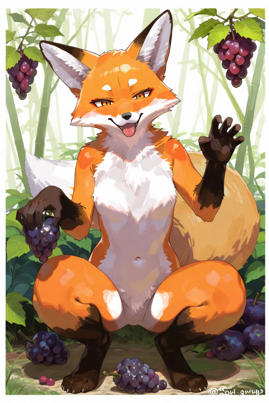 score_9, uncensored, source_anime
BREAK
khiara \(personal ami\), 1girl, alternate costume, animal ear fluff, animal ears, blonde hair, blurry, blurry background, branch, , , cowboy shot, day, ear piercing, food, fruit, jewelry, leaf, light smile, long hair, low twintails, navel, necklace, , , outdoors, peach, picking fruit, piercing, , small , solo, tail, twintails, uncensored, yellow eyes, freckles 
<lora:p_ami_v10_adafactor-000017:1>