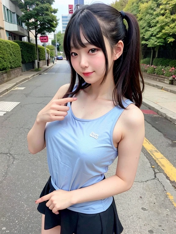 Sexy Japanese teen sweaty
