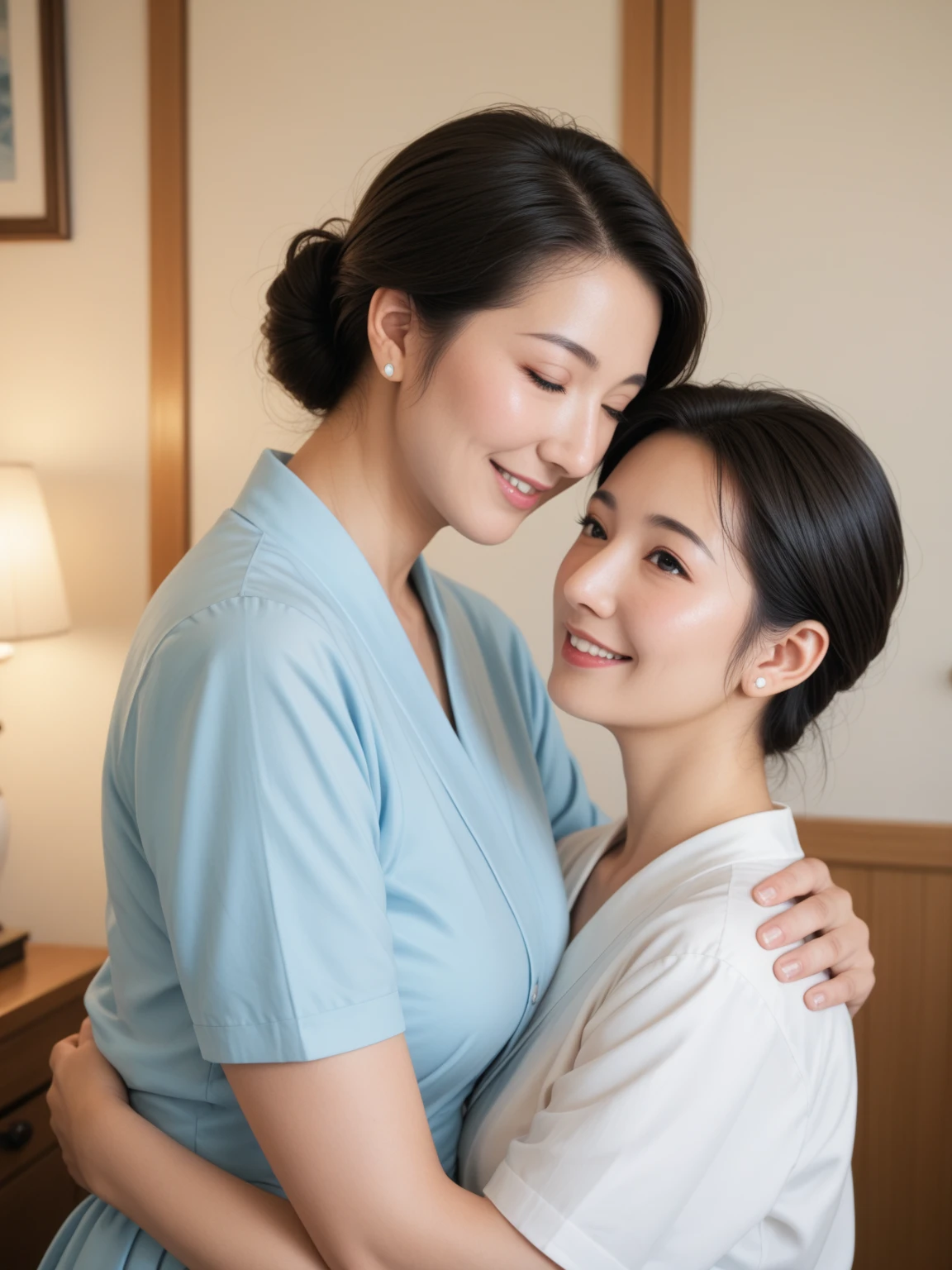 ((Highest quality)), ((masterpiece)), (detailed), Japanese,Mature Woman