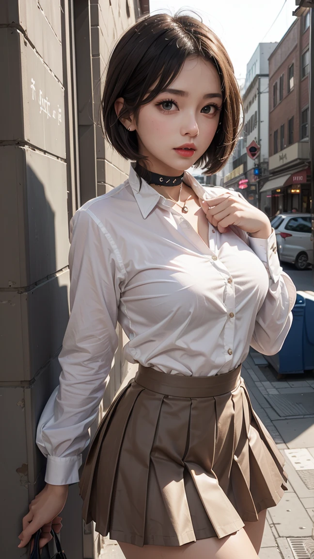 ulzzang -6500-v1.1, (Raw photo:1.2), (Photorealsitic), (See-through:1.3), (Real:1.4), Upper class woman sitting on beautiful park lawn with purse and handbag, Sitting, game_nffsw, Wearing an ultra-thin silk blouse over naked、Wearing ((Sukesuke Silk Blouse:1.3)), jaw-dropping beauty、 thighhighs and skirt, (Wear ultra-realistic pantyhose)、elegant japanese woman, Ultra-thin white shirt and gray skirt, transparent gray skirts, Japanese Models, Wearing a blouse, japanese city street fashion, japanese street fashion, dressed with long fluent clothes, dressed with fluent clothes, very pretty model, Wearing a white blouse, Cute elegant pose、A smile、　　Raw photo, (in 8K、top-quality、​masterpiece:1.2)、(intricate detailes:1.4)、(Photorealsitic:1.4)、octane renderings、Complex 3D rendering ultra detail, Studio Soft Light, Rim Lights, vibrant detail, super detailing, realistic skin textures, Detail Face, Beautiful detail eyes, Very detailed CG Unity 16k wallpaper, make - up, (detailedbackground:1.2),　Realistic skin feeling、shinny skin、Exposed thighs!!!、