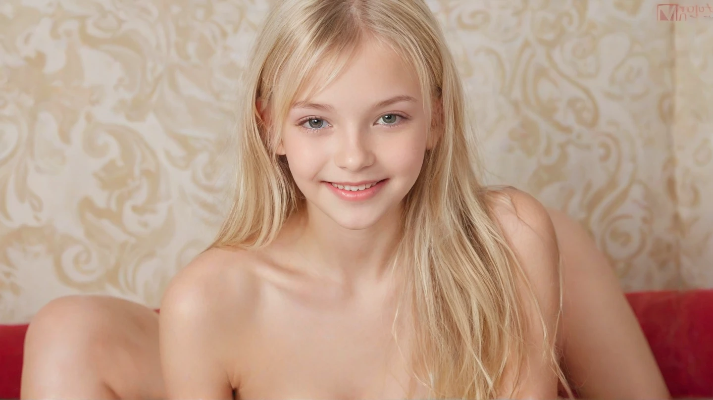 Realistic blonde teenager  