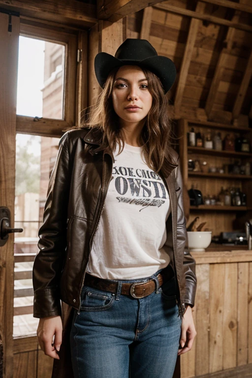 <lora:RT:1> 1girl, solo, realistic, r1873t, white tshirt, jeans, looking at viewer,(masterpiece), (best quality:1.2), absurdres, intricate details, (highly detailed skin:1.2),