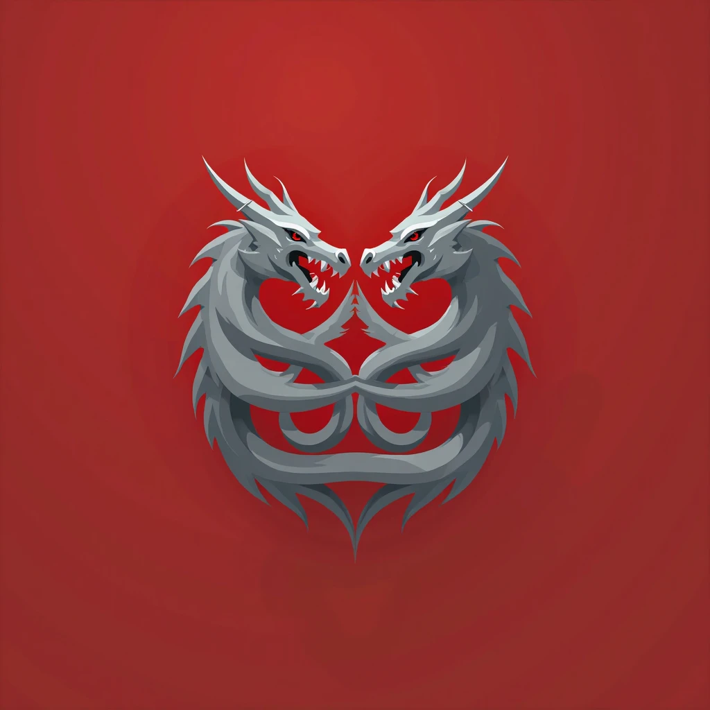 A logo with a red dragon for gymkhana and the name scarlet lions