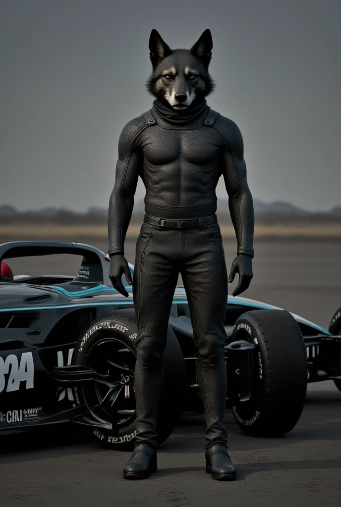 Hot daddy Werewolf male muscular black hair green eyes looking at the viewer seductive smile posing for the camera alone Uber driver wearing only detailed speedo underwear young 22 year old American male pubic hair golden coat rule 34 