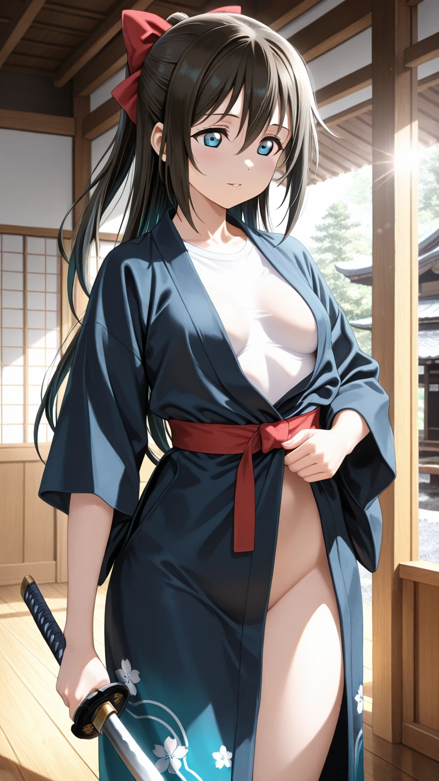 Beauty Japanese Women,Model body type,8-headed beauty,Nude,Wearing a kimono,Give someone a Japanese umbrella,(Black Hair,Long hair ponytail),(straight,Long hair down to the waist),Pointed nipples,Large Breasts,The genitals are visible,Thin pubic hair,Thick pubic area,My genitals are wet,Beautiful adult woman,Spread your legs,Rubbing the groin with a fan,(Holding a fan to her private parts)Agave in the garden(Houseplants bloom)Thorny plants are blooming,Hemp Grass,botanical garden