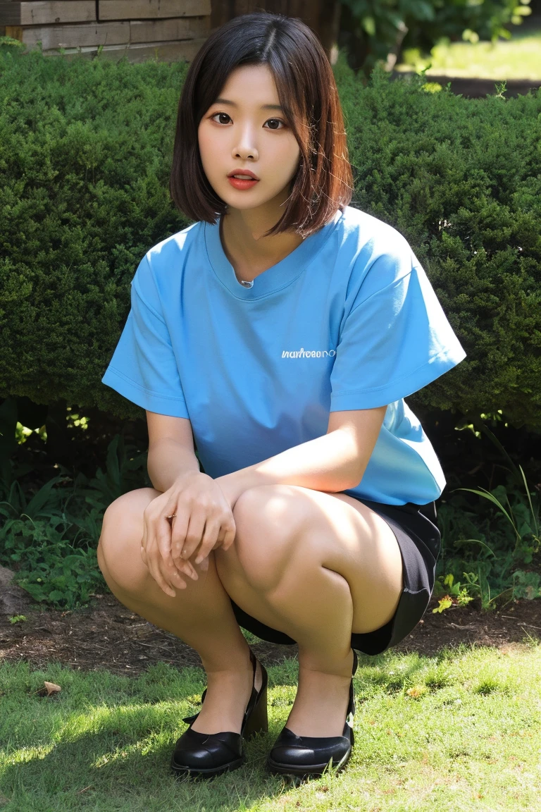 (best quality), masterpiece, Extremely detailed CG8K painting, high color, Extremely high color saturation, All colors are deepened, central composition, Extremely detailed light and shadow, The face and eyes are very detailed, medium length hair, sportswear, colorful clouds，beautiful nature，landscape