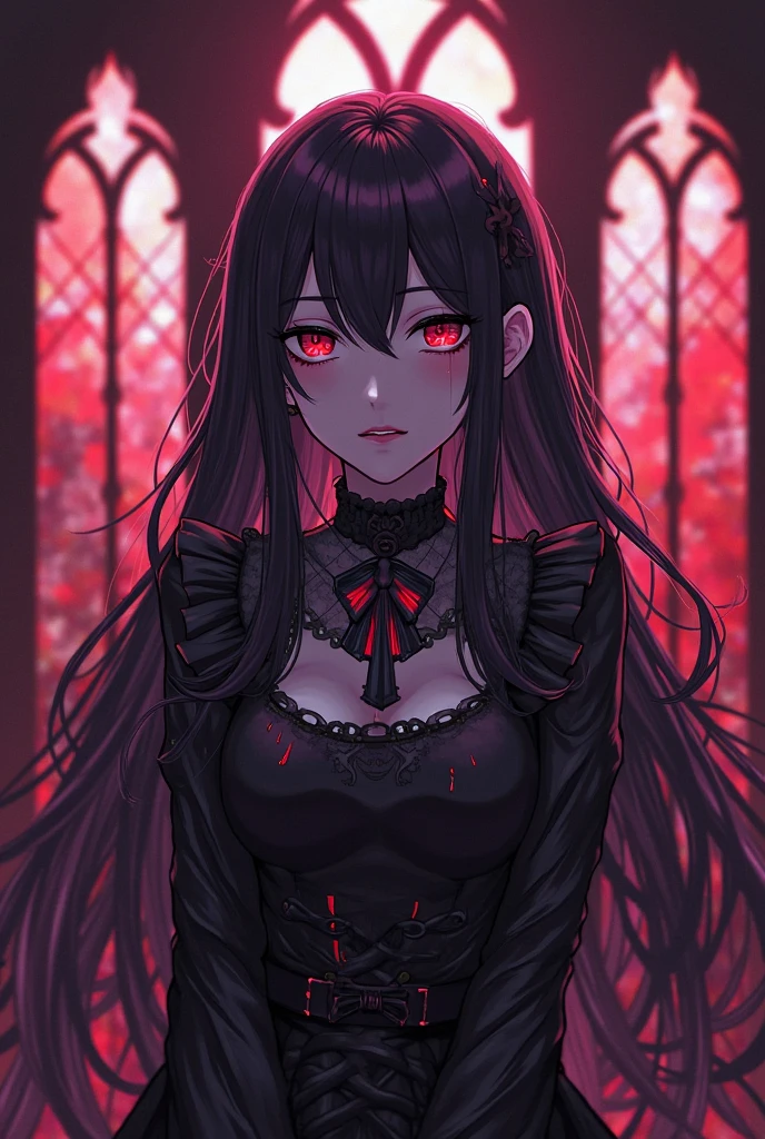 Human possessed by blood