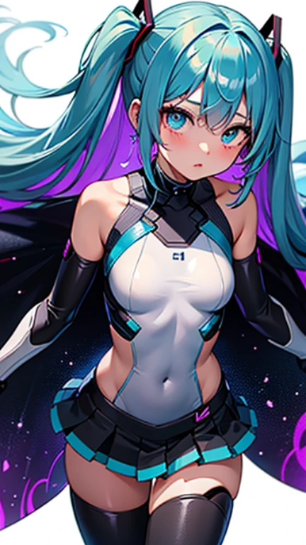 (black hair,colorful fluorescence multicolored  hair:1.5,straight hair:1.5), (masterpiece, sidelights, exquisite beautiful eyes: 1.5), masterpiece*portrait, realistic, ((Colorful background of different colors:1.5)),(Gentle face:1.5),colorful,3D face,(cute face),front view: 1.6、 (glowing green eyes:1.2),(tareme:1.5)、(cute smile:1.5),,Slim Body, shiny hair, shiny skin: 1.5、medium breasts,、solo,(stand)、(protective clothing:1.5)、(charactor focus:1.5、portlate、eye focus,cowboy shot)、bright atmosphere,intricatedetails