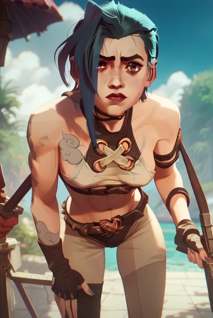 jungle battlefield, braid, green sunglasses, thin lips, bright green loose fishnet combat uniform, black non-slip gloves, open the chest, expose the lower half of the breast, breast areola, female, Renegade_Lynx , tail, female focus, breasts .simple background, detailed, looking at viewer, centered, (riverside, dark_theme, dark_room), indoor, micro bikini, lace trimmed thighs, gloves, maid headdress, o-ring top, naughty face ,light smile,steam, sweat, oiled skin, wet skin, shiny skin, milf, mature woman, maternal, huge breasts, large areolas, masterpiece, extremely detailed, incredibly detailed, high resolution, blue eyes, woman, Renegade_Lynx, tail , female focus, breasts. Simple background, detailed, looking at viewer, centered, masterpiece, best quality (incredibly detailed, beautiful detailed face, beautiful detailed eyes, masterpiece, best quality)