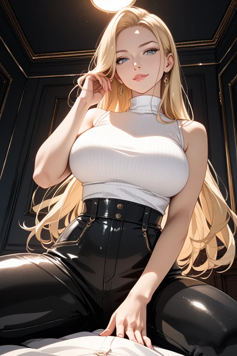 best quality, highres, 8k, masterpiece, immersive atmosphere, chiaroscuro:(1.5, bright light:1.2, luminous lighting), blurring, (background blur:1.5), 
(dynamic angle, standing:1.2), outdoors, downtown, (legs focus, full body:1.5), delicate features, (beautiful face, beautiful eyes, beautiful legs), not safe for work, (opaque:1.5), high contrast, (peeing self:1.9), wetting herself, (pee stain:1.7), peeing herself, (urination:1.7),
1girl, (solo), 20 years old, white skin, blue eyes, blonde hair, straight hair, very long hair, forehead, bright lips, blush, scared, panicking, open mouth, looking at viewer, (slender figure:1.1), (white croptop:1.2), sleeveless, (hard nipples), navel, (hands between legs:1.4), (blue jeans:1.4, flares pants:1.2), (black heels:1.2), (knees together feet apart:1.4)