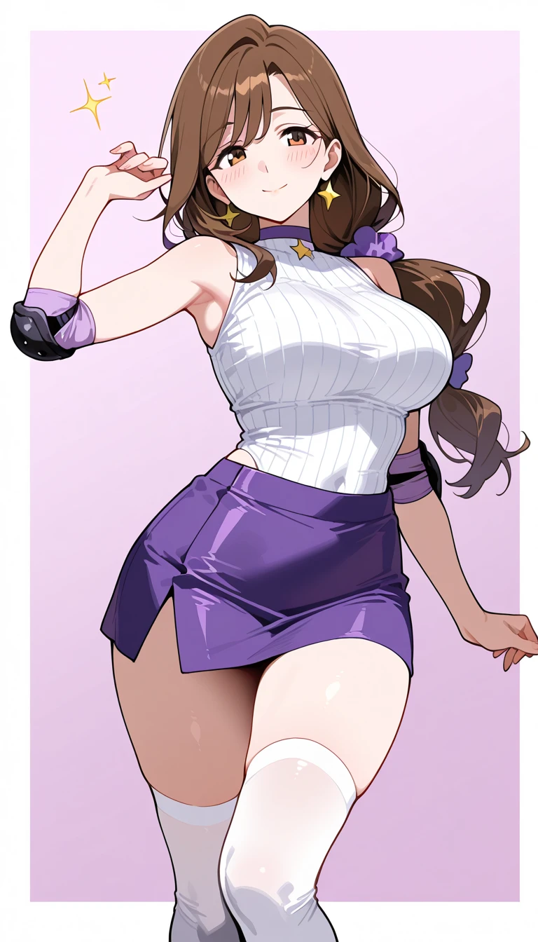 (8k, RAW photo, best quality, masterpiece: 1.2), (realistic, photo-realistic: 1.37), ultra-detailed, 1 girl, cute, solo, beautiful detailed sky, detailed coffee, night, sitting, dating, (nose blush), (smile: 1.1), (mouth closed), large breasts, seductive smile, large aparture, professional lighting, Sony A7R4, Zessie 50mm F1.8, medium breasts, beautiful detailed eyes, (collared shirt: 1.1), bow tie, pleated skirt, (short hair: 1.2)floating hair