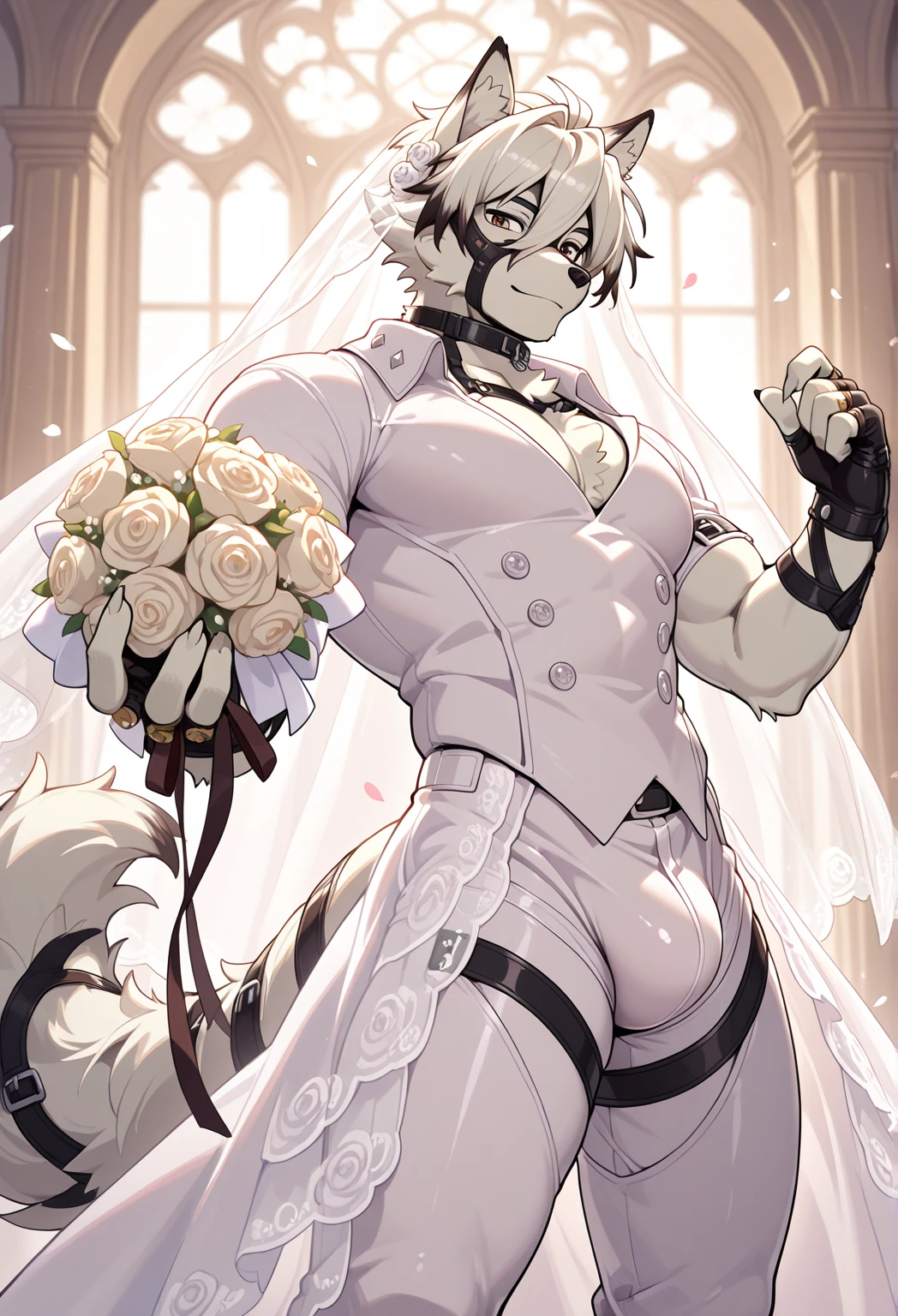 alien,a father （he had been brainwashing by his second son,crossdressing,Sex with his second son every day, wear sexy Wedding lingerie,bride of his second son,have one's first night,,swear live as the wife of his second son for life) ,an empty abandoned church,in front of the confessional table 