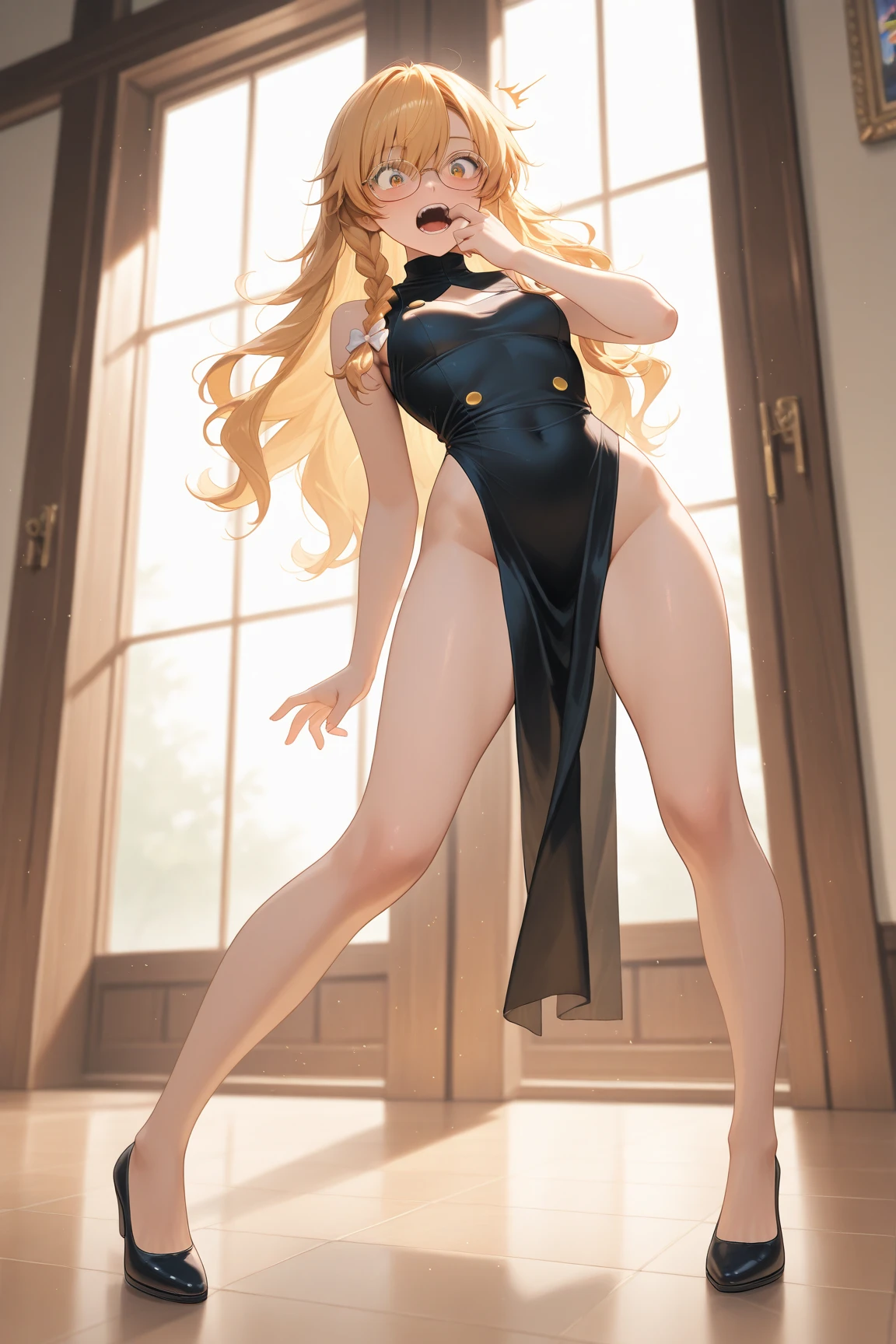 (best qualityer),1 girl in town,with a seductive look, and a carefree smile ,wearing sexy clothes 