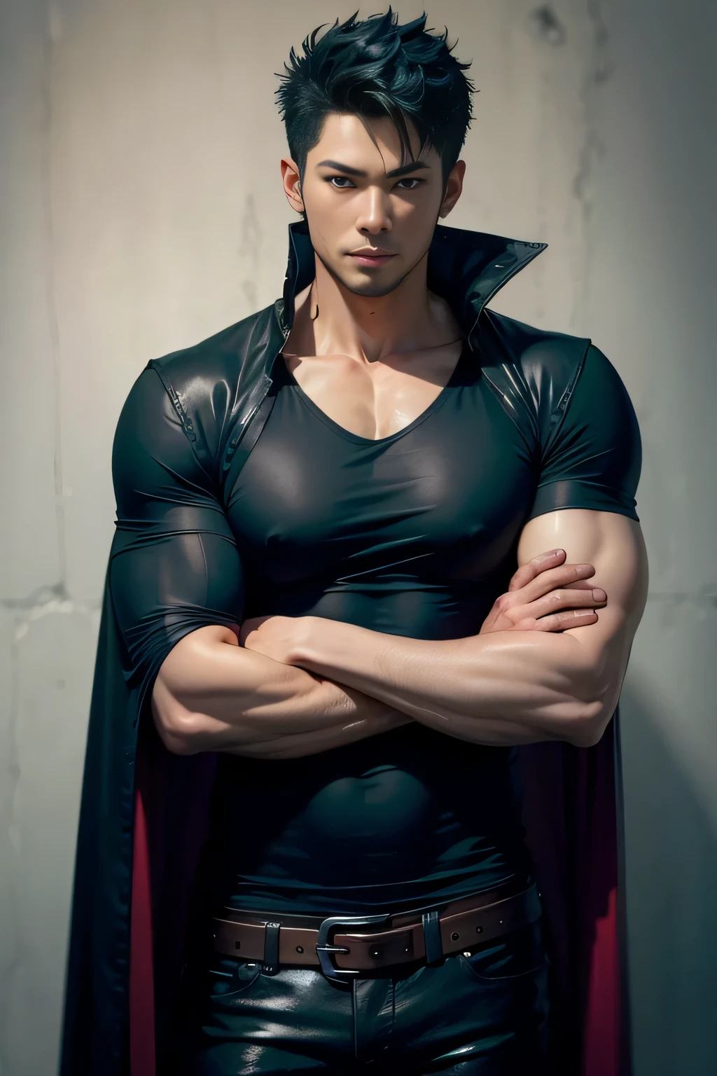 (8K, RAW photo, Highest quality), (full-body shot:1.3), (tall guy:1.4), blue eyes, 18 years old, white pale skin, (dark blond messy hair:1.6), (), (gothic cathedral:1.4), (priest:1.8), (clerical collar:1.5), (black liturgical vestments:1.6), (spooky:1.5), (((horror.1.9))), (evil:1.7) Realistic, (((1 perfect :1.3))), 1 amazing , (((1 perfect penis:1.3))), 1 amazing penis, (((1 nice penis:1.2))), 1 beautiful penis, 1 great penis, 1 male penis, male scrotum, perfect scrotum, male structure, male genitalia, handsome man,frontage, Intricate details, Extremely detailed eyes and eyelashes, Muscular male, Manly, masculine, Soft lighting, Cinematic lighting, Portrait, Exposing the pectoral muscles, male model, muscular, ripped, defined body, Digital SLR, hyper qualit, Fujifilm XT3, Crystal clear, 8K UHD, High detail, Ultra photo realsisim, haar, ((Realistic skin), ((pores)), ((high detail skin)), volumettic light, groin, far, complex 3D visualization, high detail, 1 handsome young man (nsfw) looking at the viewer (Pureerosface_V 1:0.6), pure, genuine human skin , (bare chest), muscles, vivid details, hyperrealistic, beautiful background, octane rendering, best quality, masterpiece, extremely detailed, computer graphics, unity, wallpapers (realistic, photorealistic: 1.37), stunning, fine details, masterpiece, best quality, official art, extremely detailed CG unity 8k wallpapers, (((Full Body))), ((Correct body structure)), (((Correct dissection))), (((Depth of field:1.5))),
