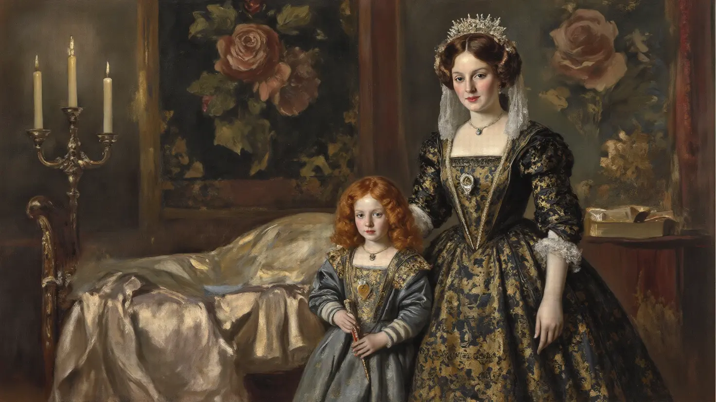 a young boy with his sexy mother