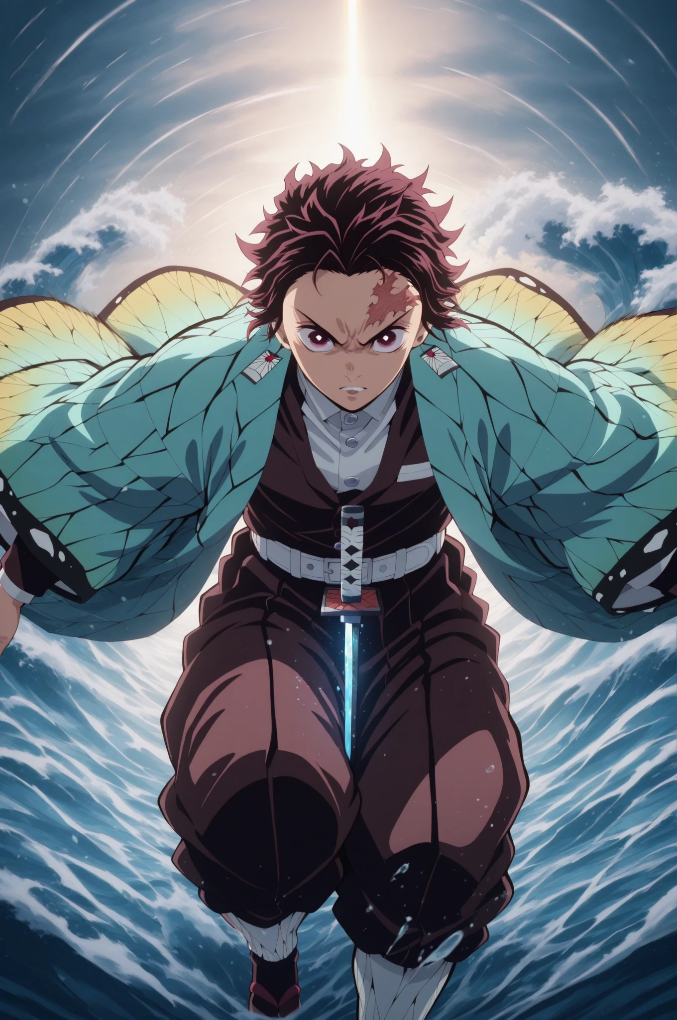 He is a 16 year old teenager, He has slightly disheveled dark brown hair..., somewhat light brown eyes, He has a black heart-shaped spot on his left cheek that is quite large..., It is something serious, He has a somewhat exercised body, He is dressed in the anime uniform. "my hero academia", Black tentacles emerge from his back that he controls.