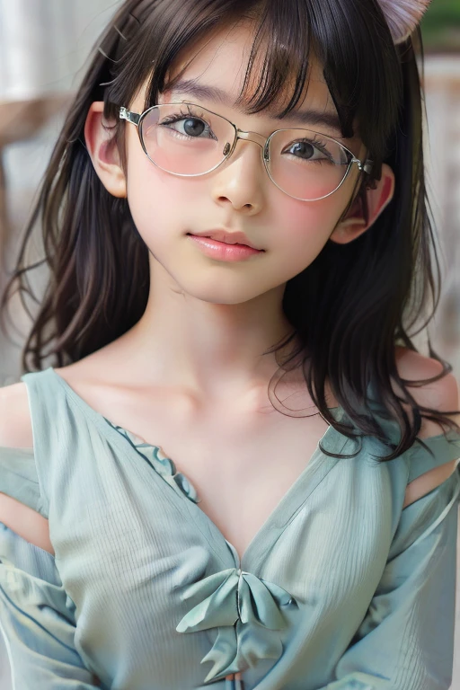 (8K、Hyper HD)transparent bottom、Spread your legs、 Black Hair, View your audience,high school girl,Leaning forward,(Random cute clothes),(Random Animation Pose),(Thin type),(Random hairstyle),(Best image quality, (8K), Ultra-realistic, 最high quality, high quality, High resolution, high qualityの質感, Attention to detail, Beautiful details, Fine details, Extremely detailed CG, Detailed Texture, Realistic facial expressions, masterpiece, in front),(Wearing glasses:1.1)、(Big eyes:1.4)、Loungewear
