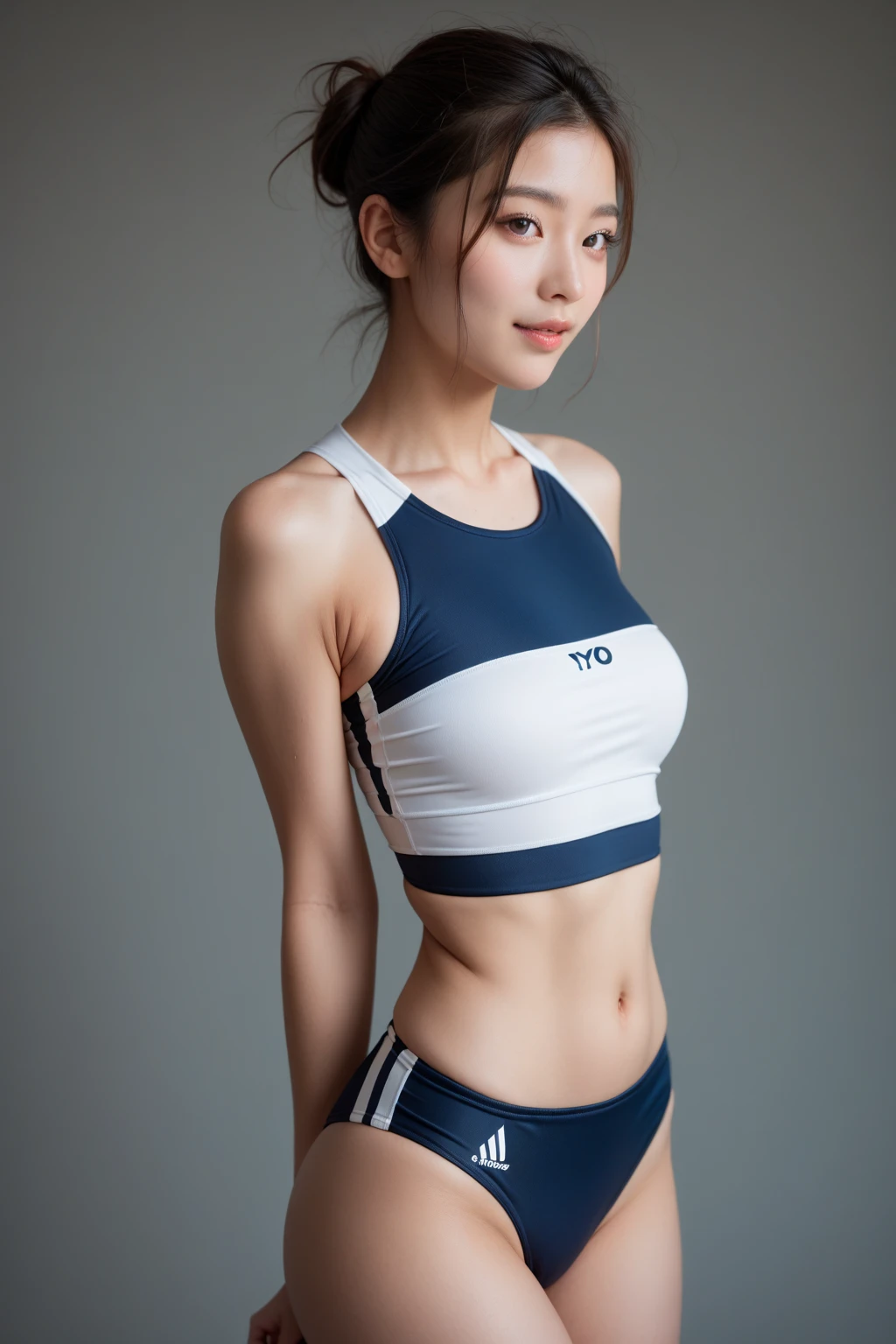 (Yoga room: 1.3), sports bra, Yoga Pants, no panty, (s whole body: 1.0), Yoga moves, Long hair , (realism: 1.4), (Best Quality: 1.0), (super resolution: 1.0), 8K, Raw-Photo, (Masterpiece: 0.2), A highly detailed, 1 Girl, pale-skin, Detailed skins, Looking at the viewer,  Expressionless,