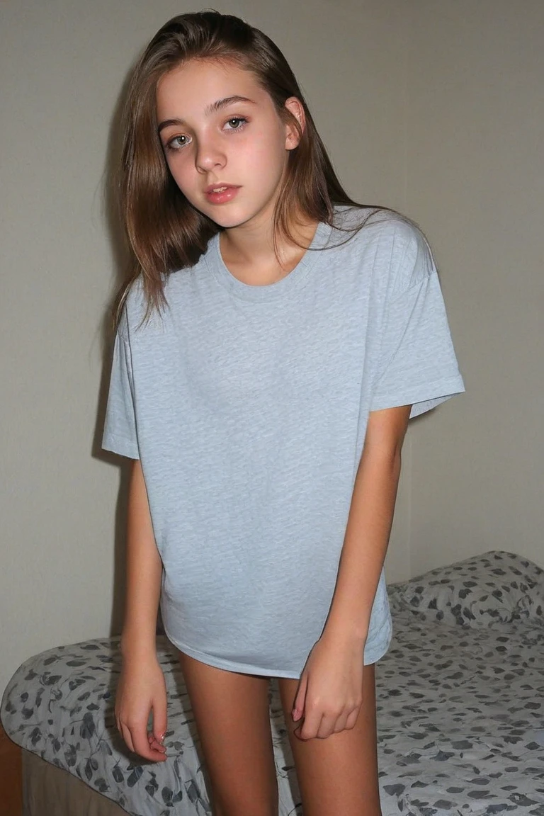 fille de 10 ans, masturbation, jambes ouvertes, sexe ouvert, elle rougit en prenant du plaisir. (nue), (bouche ouverte et langue sortie)