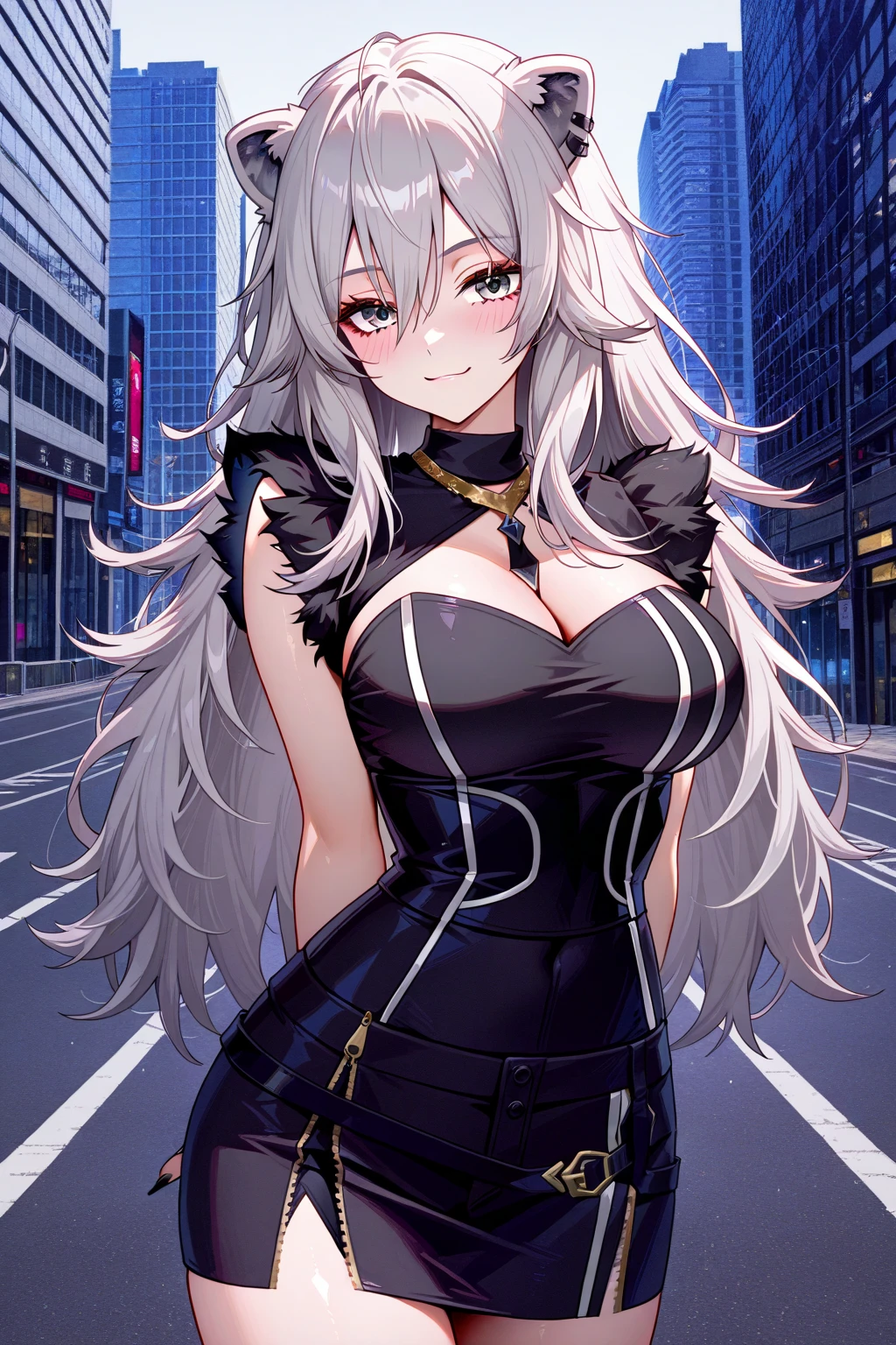 ((best quality)), ((masterpiece)), (detailed), (character focus、Breast Focus,whole body), Anime 2D Rendering, Realistic young anime women, Five fingers, Perfect face, Beautiful details, 1 girl, dissimilation, Tattoo, double, High Leg Raise, corruption, Heart-shaped pupils, Heart, Symbol-shaped pupil, blush, open mouth, pubic Tattoo, Focus only, collar, co在ered nipples, Smile,Jewelry, Magical girl, Dark Man, earrings, eternal, Long hair, Large Breasts, Ease_thigh, Black over-the-knee stockings, National Anti-Corruption Bureau,((best quality)), ((masterpiece)), (detailed), (character focus、Breast Focus,whole body), Realistic young anime women, Five fingers, Perfect face, Beautiful details, Beautiful Body, Beautiful breasts, 美丽的thigh, (Large Breasts)、(Long hair)、((Grin))、She turned her face and body toward the audience,美丽的脸庞和迷人的Smile,eternal的、(masterpiece, best quality:1.2), National Anti-Corruption Bureau, 错误的Smile, Long hair, Rabbit ears, Bunny Girl, Long hair, Glowing eyes, Transparent black leather jacket,Mini shorts,(Ilyasviel von Einzbern),Red eyes,Cream-colored hair,(French Braid),Glowing eyes