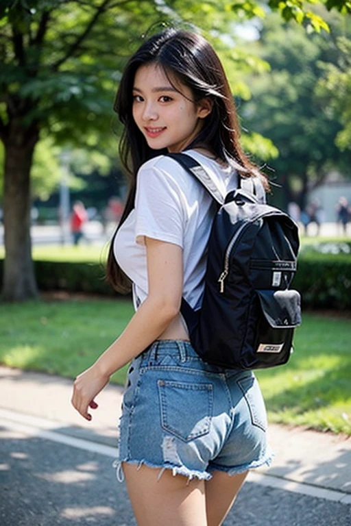 Backpack for elementary school students with acrylic key ring, Boys, Girls
