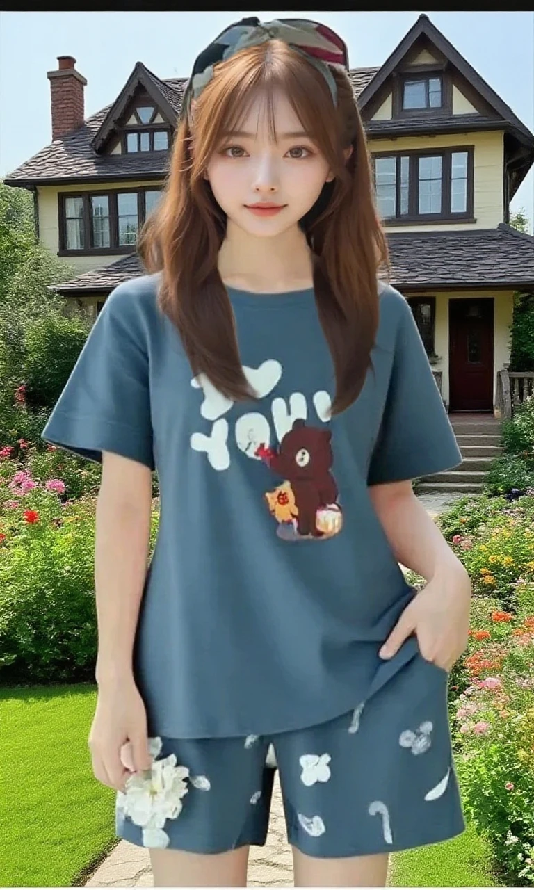 year: 2023. Location: Sweden. Pre-Raphaelite, two 3 and 7-year-old little girls, sister, tanned, brunette, (((holding a food container))), bringing a ((food tray)) to their neighbor door, ((((casual kid Clothing from the 2020s)))) ((Hairstyle of the 2020s)), pastel colors, (((cinematic style)))