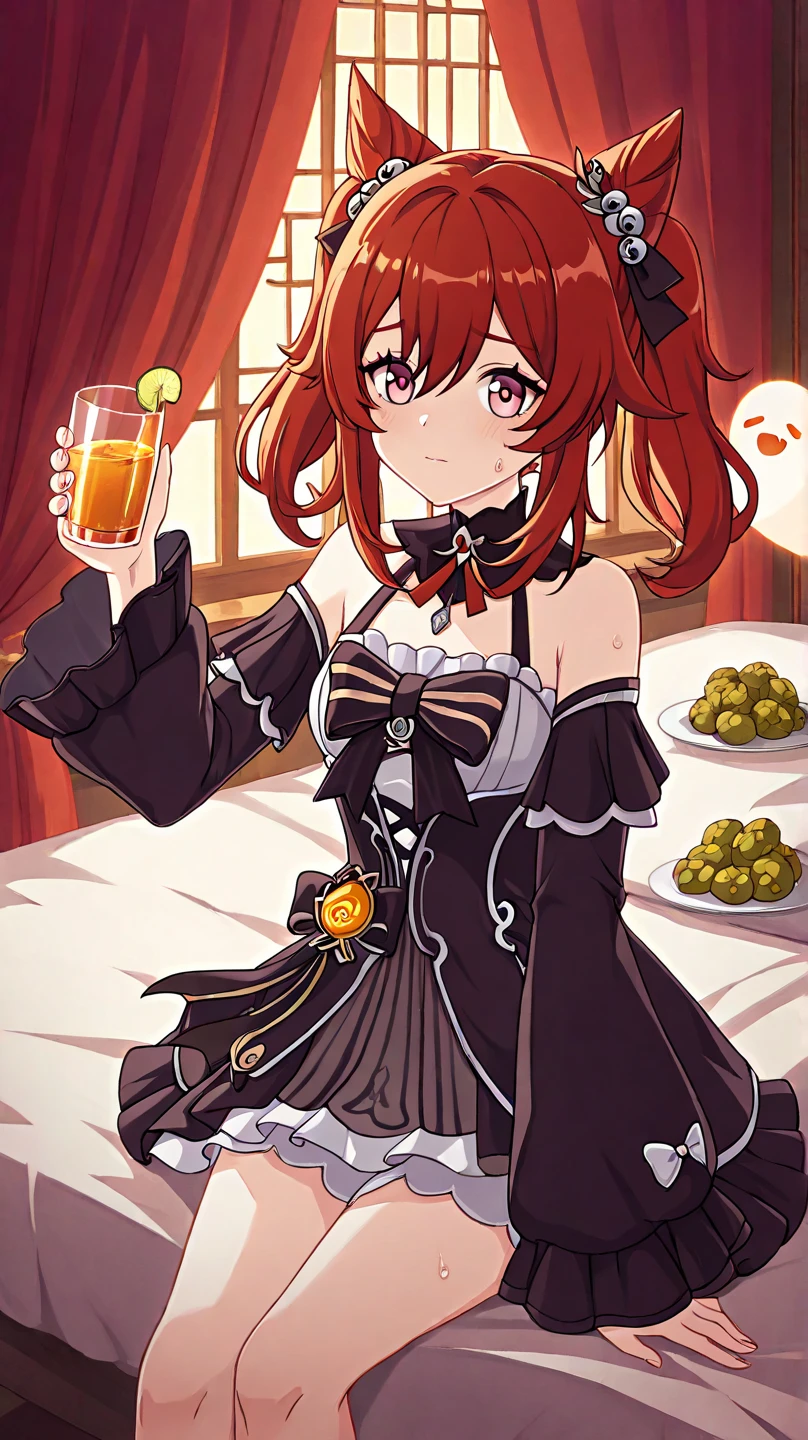 ((Scary girl)),((scary beauty)),((elegant)),((cannibal girl)),((orange pale hair)),((fluffy hair)),(goddes)),((mysterious girl)),((pretty)),((bad girl)),((british)),((manipulate)),((short dress)),((pale skin)),((hair ponytail)),((wine)),((skinny)),((wine color eyes)),((she like a glass)),((sadistic)),((rich)),((gems)),((color wine)),((manipulate smile)),((crazy girl)),((cult)),((complain of god)),((evil))