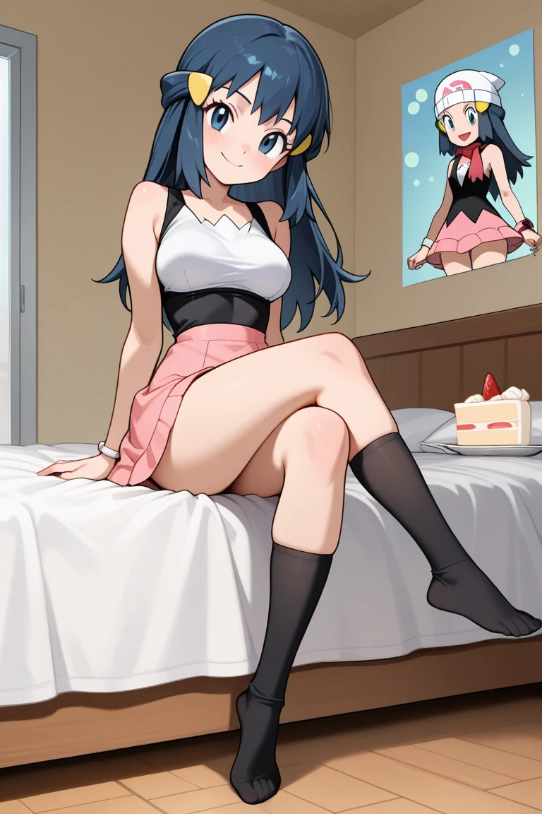 masterpiece,best quality,ultra detailed, nsfw, 1girl, SittingBlowjobQuiron pose, おっぱい, aroused, Lots of love juice, Pussy, one-piece swimsuit, BLACK_HAIR, BANGS, LONG_HAIR, HAIR_ORNAMENT, BLUNT_BANGS, BLUSH, GREEN_EYES, SMILE, HAIRCLIP, AQUA_EYES, embarrassed