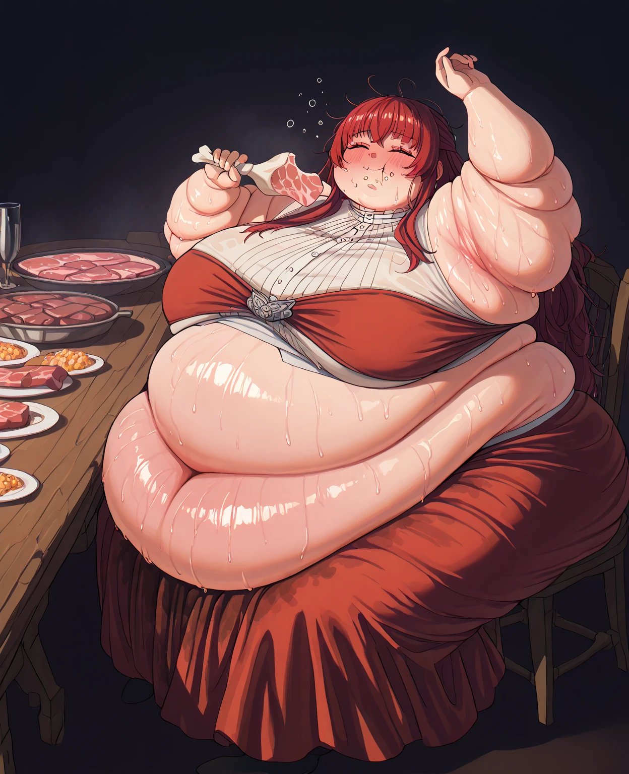 little baby, small girl, (((Small body))), (((Chibi))), (((pezones en las tetas))), (((bikini))), (((in a room, Pizza en el suelo))), (((sudoroso))), (((sobrepeso, Obese baby))), (((Ahegao, boca abierta))), ((manos perfectas)), ((pies perfectos)), (((rostro hermoso detallado))),