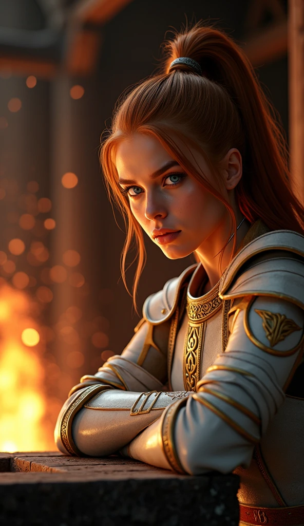 female warrior with fire eyes, close up Deep Detailed , cinematic eyes , cinematic lighting. Cinematic HDR , Background Effects lightings, 8k , realistic animation, realistic lighting, realistic cinematic.digital art, digital photography, realistic HDR
