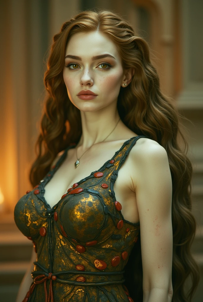 younger female, full bodyesbian, Disney princess poster style, Wire cybernetics implants, Adrian Gainey Esso Andrews' style Jenny Savile, The surrealist dark art of James Jean Gaoto Yamamoto and Bri Sienkiewicz, trending on artstationh, Sharp focus, studio photo, Intricate details, Highly detailed, by Greg Rutkowski, intricate face details, TM Ninja, TM Samurai, Poster style, pictogram, Vibrant, colorful, vectorstyle, Digital art, 4K, Intricate details, big breasts enchanting, Professional manufacturing, Beautiful vector illustration, 12k resolution, 。.3D, All characters in detailed full body, Highly detailed, vibrant, Ultra high quality, hyper photorealism, Photorealism, rendering by octane]