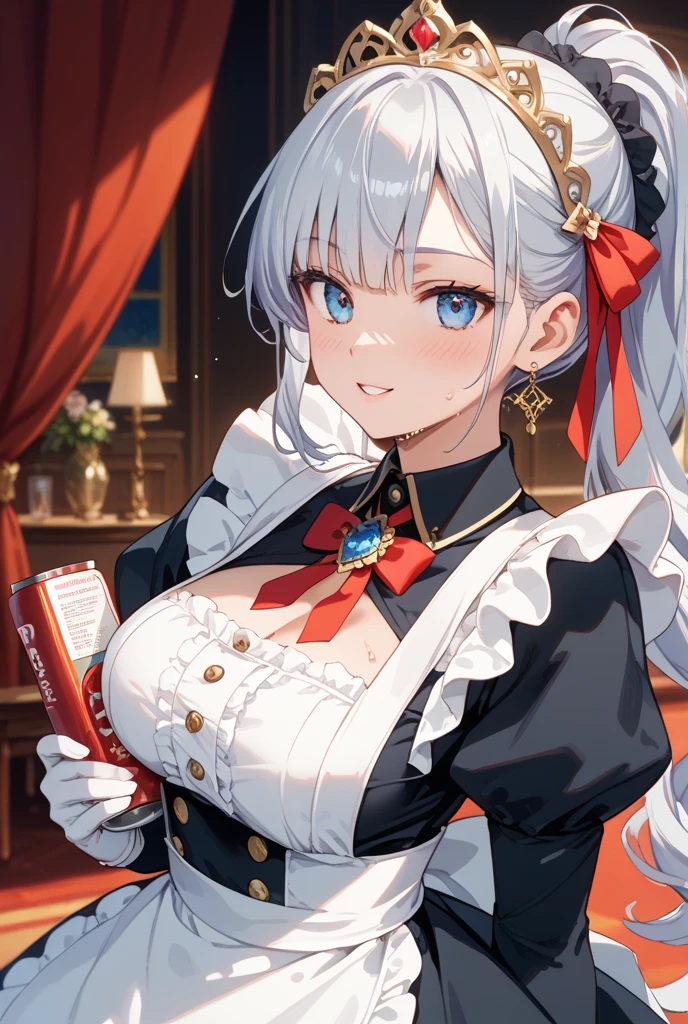 Littlemasterpiece, Best quality, very detailed, A high resolution, A high resolution, A high resolution, 4K, 8 k, unity 8k wallpaper, very detailed CG, masterpiece, realistic, beautiful details, depth, fine texture, Best quality: 1.3, Total concentration, perfect skin, Him, Very cute anime, Female pirate, Pirate Costume, Pirate Ship, whole body, mole under the eye, look, high, blush, lips parted, his art, Blue eyes, necklace
