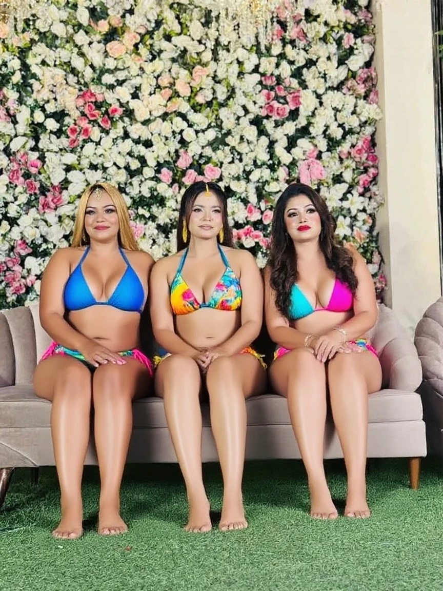 photo Birds Eye View BEV , Aura Garrido, Berta Vázquez, Blanca Romero, Cayetana Guillen Cuervo, Cristina Plazas, Diana Palazón realistic Spanish actress current blonde hair short straight hair 30 years old in full lingerie erotic photo 4k kneeling in front of a chair really large bust, big breasts,(sharp focus:1.2), attractive milf woman, (beautiful face:1.1)con las manos sujetando sus tetas muy muy excitada locamente excitada