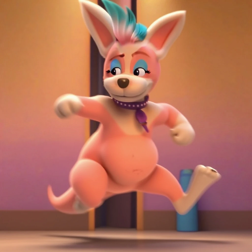 Buster bunny from tiny toons (cyan skin) in his white underwear, tighty whities, shirtless, butt twerking, buttocks, twerking at the crowds