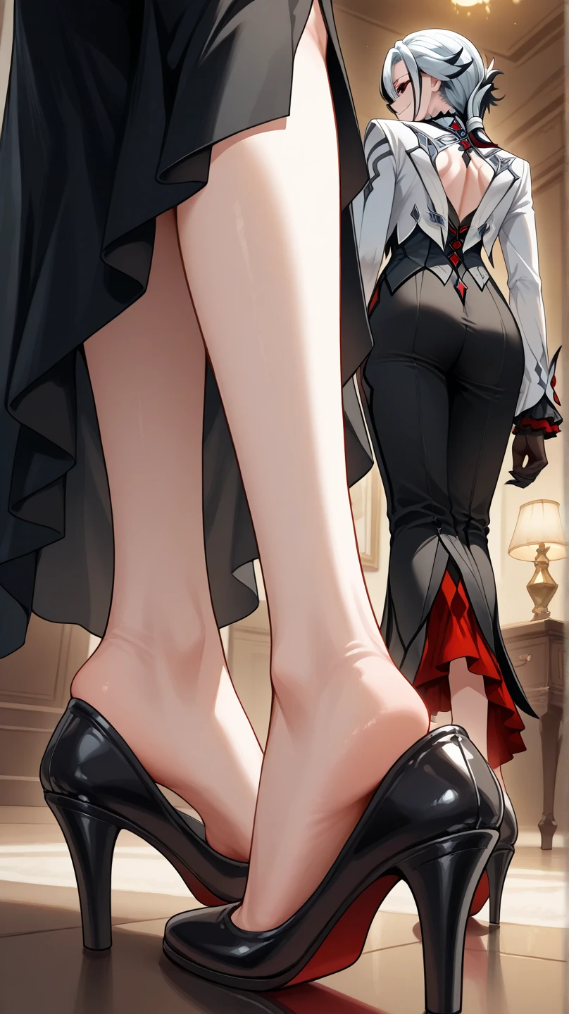 best quaity,Ultra high Resolution,Detailed face,photorealistic, realistic face,
(HDR:1.4), Dramatic, complex background,
crazy detail, complicated detail, Hyper Detail, soft cinematic light, exposure blending, HDR ,Intense light and shadow,beatrice(umineko),bad smiles,Glowing blue eyes,blushed,Huge Tits,Indecent expressions。