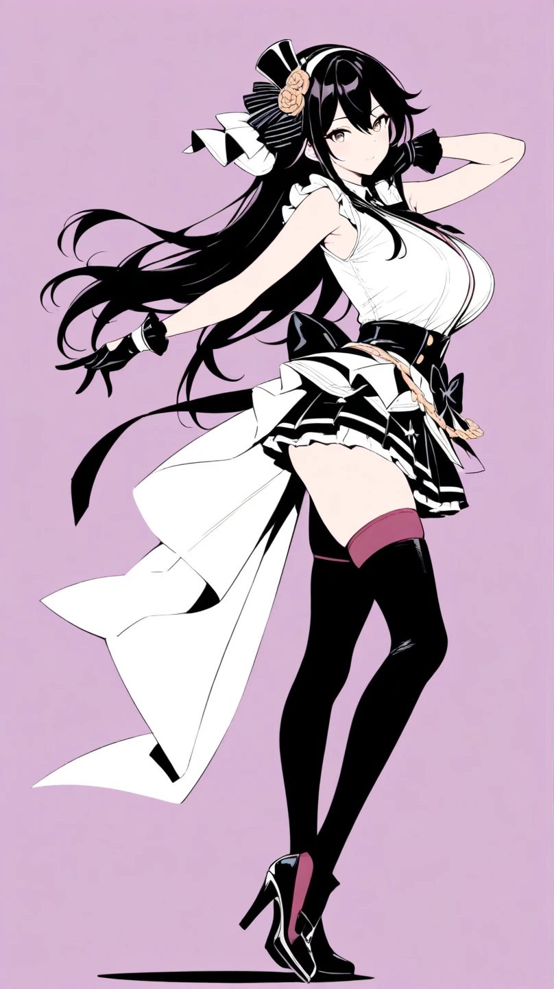 using pantimedies, wavy black hair, piercing look with deep red eyes, average stature, Silky hair with a ponytail hairstyle collected with a red bow with two white lines, with clothes, has a vagina, has breasts, cup of breasts, small breasts, slim, foreground, Session, sitting in her room, standing in his room, wearing pantyhose, using pantimedies, Picardias, short skirt, shoes, blouse with straps, blush, opening her legs making her panties visible, open legs, perfect white panty, Skirt fluttering in the wind, grabbing the skirt with both hands, from below