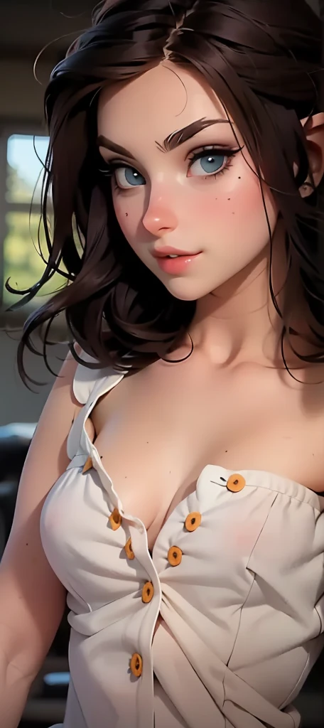 (((One beautiful woman:2.0))),(((NSFW:1.5))),((????:2.0))),(((Wears a cowboy belt with a holster around his waist:1.8))),((Wear a watch on your wrist:1.5))),(((Showing cleavage))),(((Exposed thin inner thighs))),(((Small breasts:1.5))),(((Bare arms))),((Blushed:1.5)), Beautiful detailed girl, Very detailed目と顔, 緻密でBeautiful Eyes, Very detailed, High resolution, Highest quality, masterpiece, Very detailed, 8k wallpaper, wonderful, finely, Highest quality,(Standing in front of a wooden wall),Beautiful Eyes,((Engage your audience:1.2)),((Cowboy Shot:1.0))),(((Photograph the whole body:1.7))),((Hands on chest:1.8)),(((Strong drunk:1.9))),(((Crying face:1.2))),(((Are standing:1.2)))