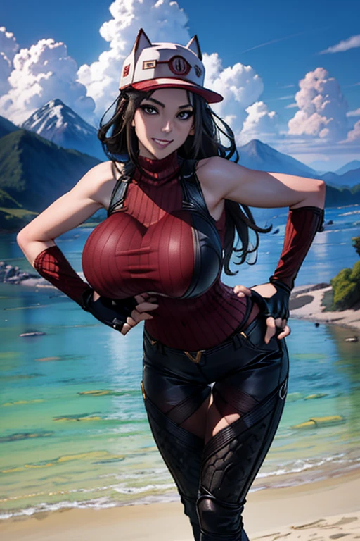 Woman in sunglasses on the beach + onimusha + The gang of epic Looney Tunes --auto --s2