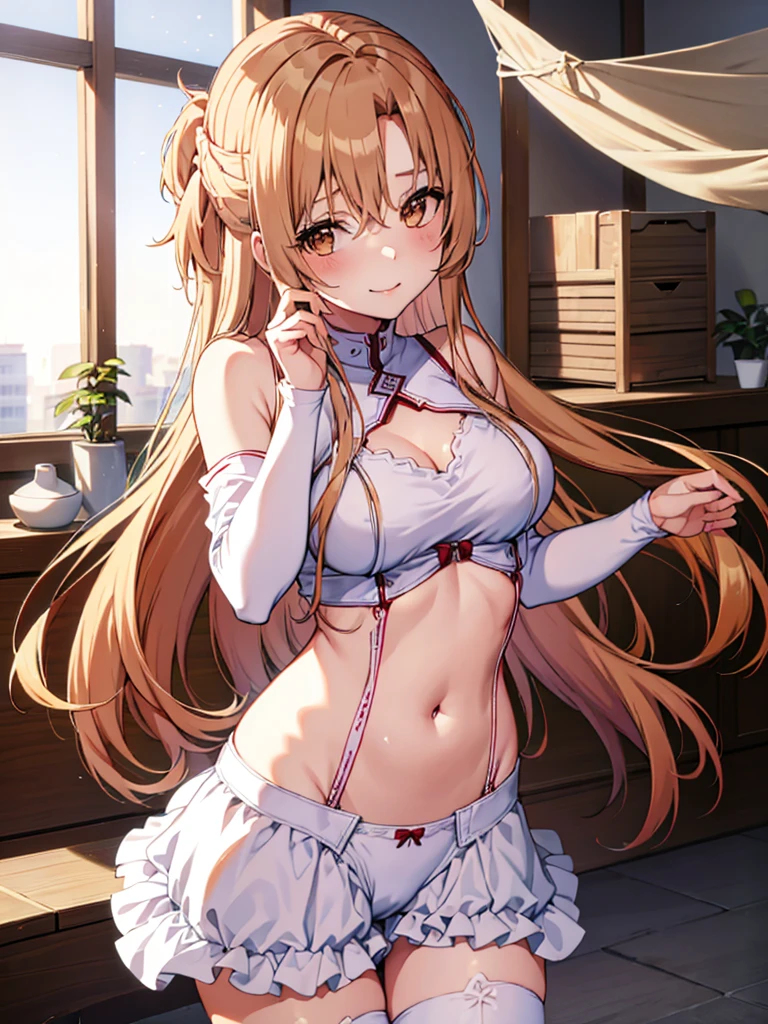 (((Soryu Asuka Langley))), (highest quality, High resolution:1.2), ,(nsfw:1.3)、(((from below)))、((girl trembling with sexual climax))、(Flipping up a skirt to show underwear:1.3)、(((Maid clothes)))、 dense and beautiful lips, highly detailed eyes and face, long eyelashes, Moderate:oil, Bright colors, HDR, studio lighting, Ultra-fine painting, sharp focus, Physically based rendering, extreme details, portrait, curved body, perfect shape, Face-to-face audience, nice, Half-body photo, displayed in full frame, lace sexy underwear,babydoll、