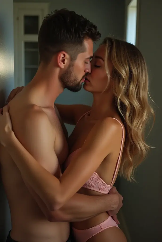 Girl and boy full nude in room in sex 69 position 
