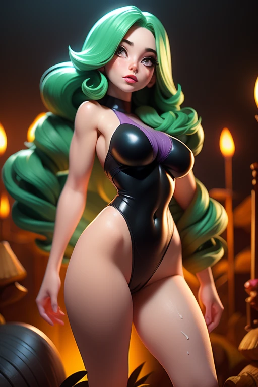(((Portrait of Megan Fox as the Joker with a beautiful clown make up))), (((mansion))), (exotic lingeri)e, ((((green hair))), ((purple suit)), (cleavage), (full body portrait), concept art, sharp focus, big thighs, (((panty pulling down))), ((((pin up)))), (frontal wedgie, highleg panties, ass visible through thighs), stockings, nipples, pussy, pubic hair, futuristic city, Night city background. (beautiful symmetrical face, sharp and dreamy eyes, sharp mouth) (((grabbing own breast))), (((medium breast))), ((((pinup)))), (((viewed from below))), ,[[[(((low angle)))]]]], ((sensual uniform)), seductive eyes, seductive pose, seductive smile, (((full body))), (((8k, highly detailed, intricate, sharp focus, hd, masterpiece))), high heels boots,, thigh hips, wide hips, big hips, with seductive eyes, seductive pose and seductive smile, skin pores, (eyeshadow), make up, lipstick, jewelry, (she's looking into the distance), ((with saggy breast)), colorful, vibrant, volumetric lighting, subsurface scattering, good highlights, good shading, cinematic, highest quality, award winning, masterpiece, 35mmstyle, (((8k, highly detailed, intricate, sharp focus, hd, masterpiece))), (((big hips))), ((hourglass figure)), ((peachy ass)), ((big ass)), (((feminine))), beautiful female, high res, perfect hands, (((perfect fingers))), tease, with a seductive smile, smiling seductively, perfect eyes, seductive lady, seductive smile, ((wide hips)), mature body, ((womanising smile)), captivating and enticing, cleavage, good anatomy, amazing goddess, epic, wide legs, vibrant colors,  photorealistic,  photo,  masterpiece,  realistic,  realism,  photorealism,  high contrast,  photorealistic digital art trending on Artstation 8k HD high definition detailed realistic,  detailed,  skin texture,  hyper detailed,  realistic skin texture,  armature,  best quality,  ultra high res,  (photorealistic:1.4),  high resolution,  detailed,  raw photo,  sharp re,  by lee jeffries nikon d850 film stock photograph 