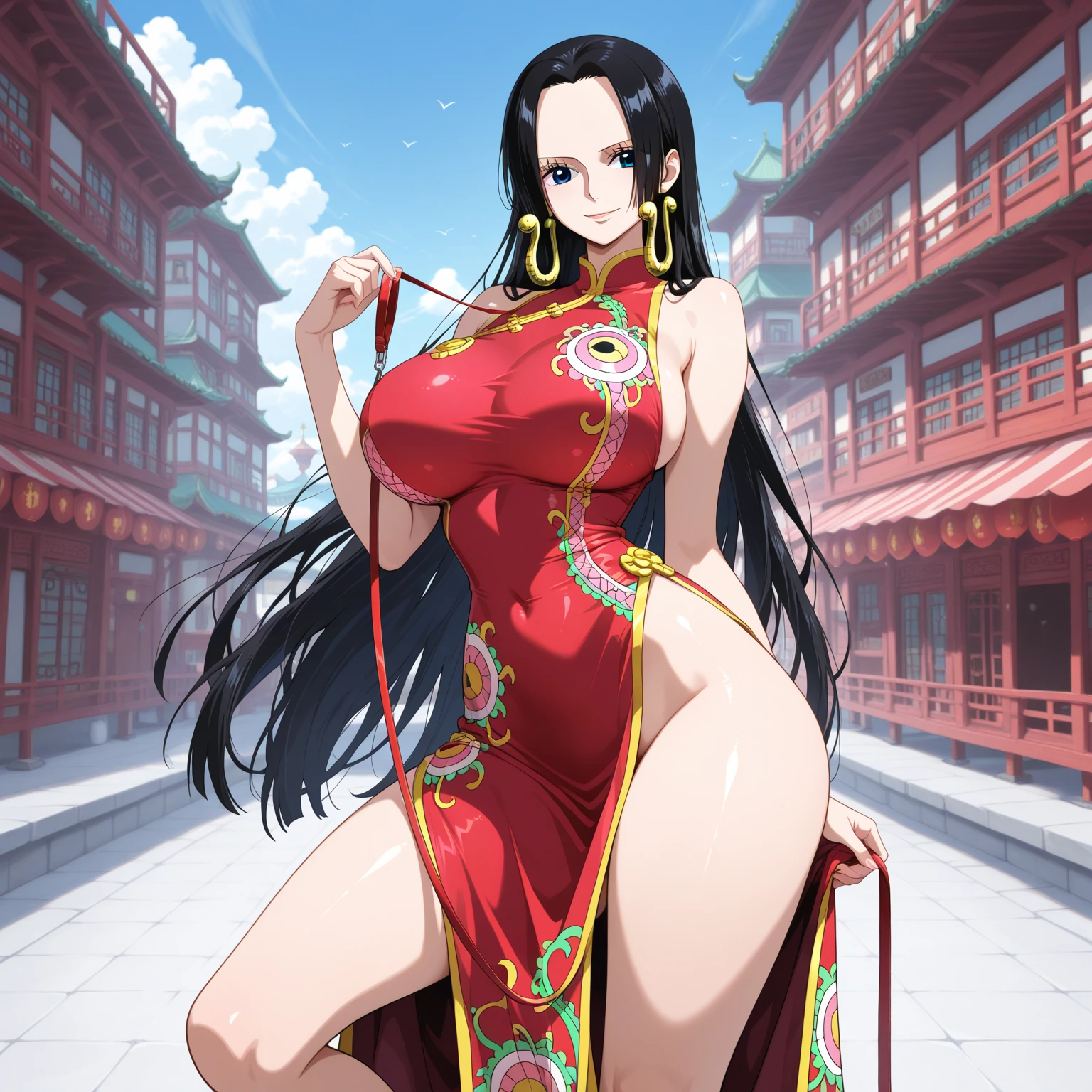 ganyu \(genshin impact\):1.5, digital painting, shiny skin, huge breasts, Trending on artstation , HD quality, by artgerm and greg rutkowski and alphonse mucha, dramatic light, octane,high quality, (gigantic_breasts:1.3),((beautydetailed eye:1.6)),highlydetailed,cinematiclighting,((beautiful face)),Beautiful Lighting,cinematiclighting,ray tracing,(((white background))),white thighhighs, hair_bow, flower field,<lora:standingFullBodyWithBackgroundStyle_v10Offset:1.5>,sex toy, long hair, chinese clothes, long legs, sideboob,