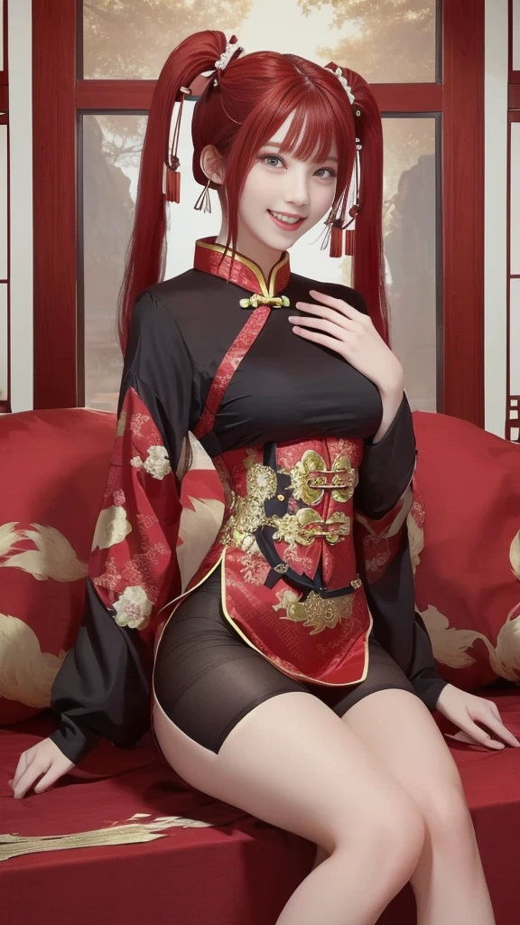 randome pose, (An extremely delicate and beautiful work), (Masterpiece), 1girll, (qipao dress:1.7), (Legs are exposed:1.7), (Show feet:1.7) ,Cute,   Narrow waist, Very thin legs, Highly detailed, waist leaking, Ponytail Contortion, Enchanted expression, beautiful and clear eyes, green eye pupil, Delicate necklace, Delicate earrings, Simple blurred background, Extreme detail description, Beautiful, Charming, Ultra-fine painting, Delicate face, Delicate figure, Fine collarbones, lovely lips, Beautiful breasts, soft behind,spread their legs，(8K, RAW photo, Best quality, Masterpiece:1.2), (Realistic, photo-realistic:1.37),1girll,Cute,beach, Night, rain, Wet, Professional lighting, photon maping, Radio City, Physically-based rendering,