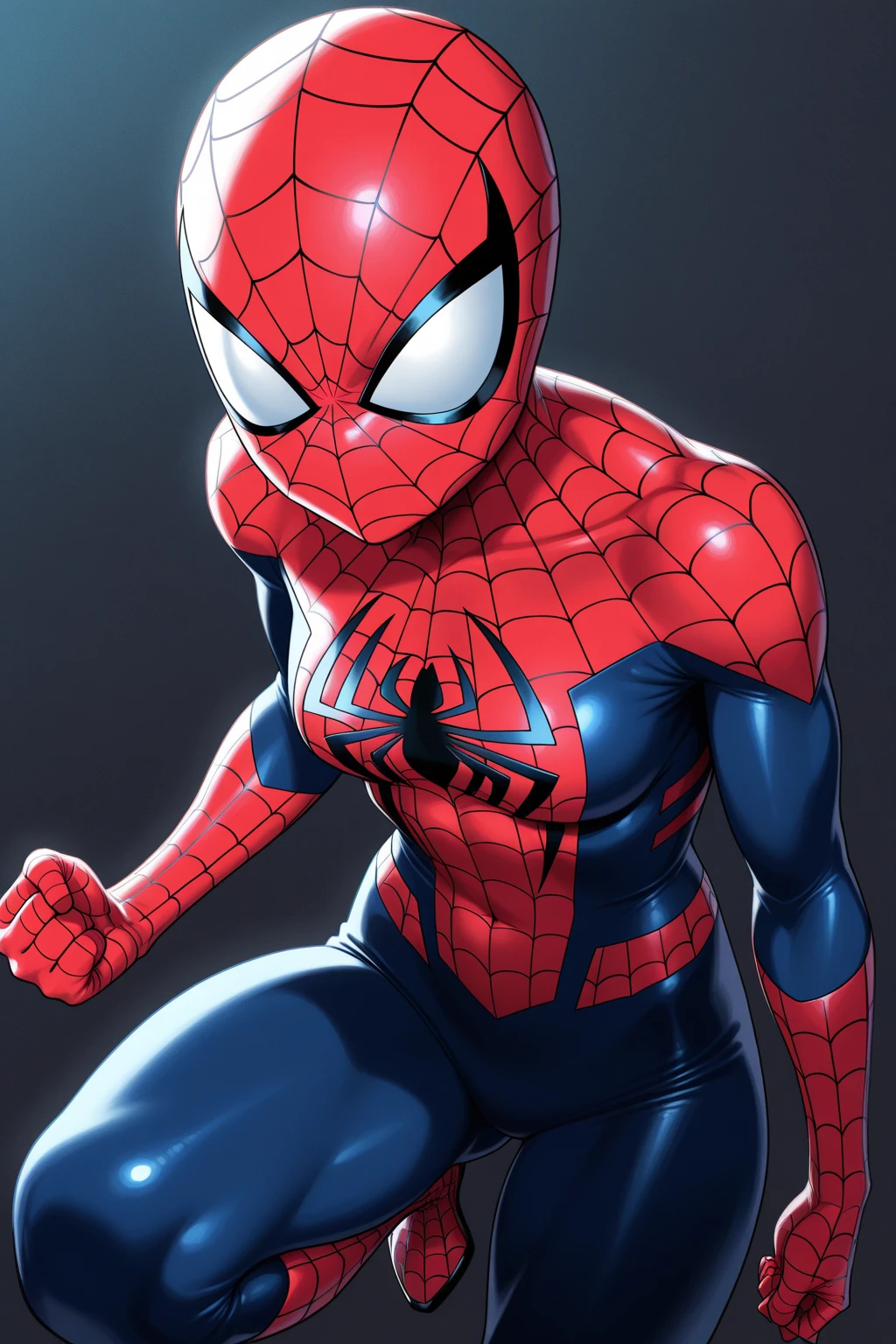 Cinematic Spider-Verse style. Comic art. TME0224 face, (((a baby boy, 4yo))), wearing a spider-man costume. (((Comic Spider-web background))). cinematic lighting, drop shadow, masterpiece, UHD, anatomically correct, textured skin, super detail, high details, high quality, best quality, 4K