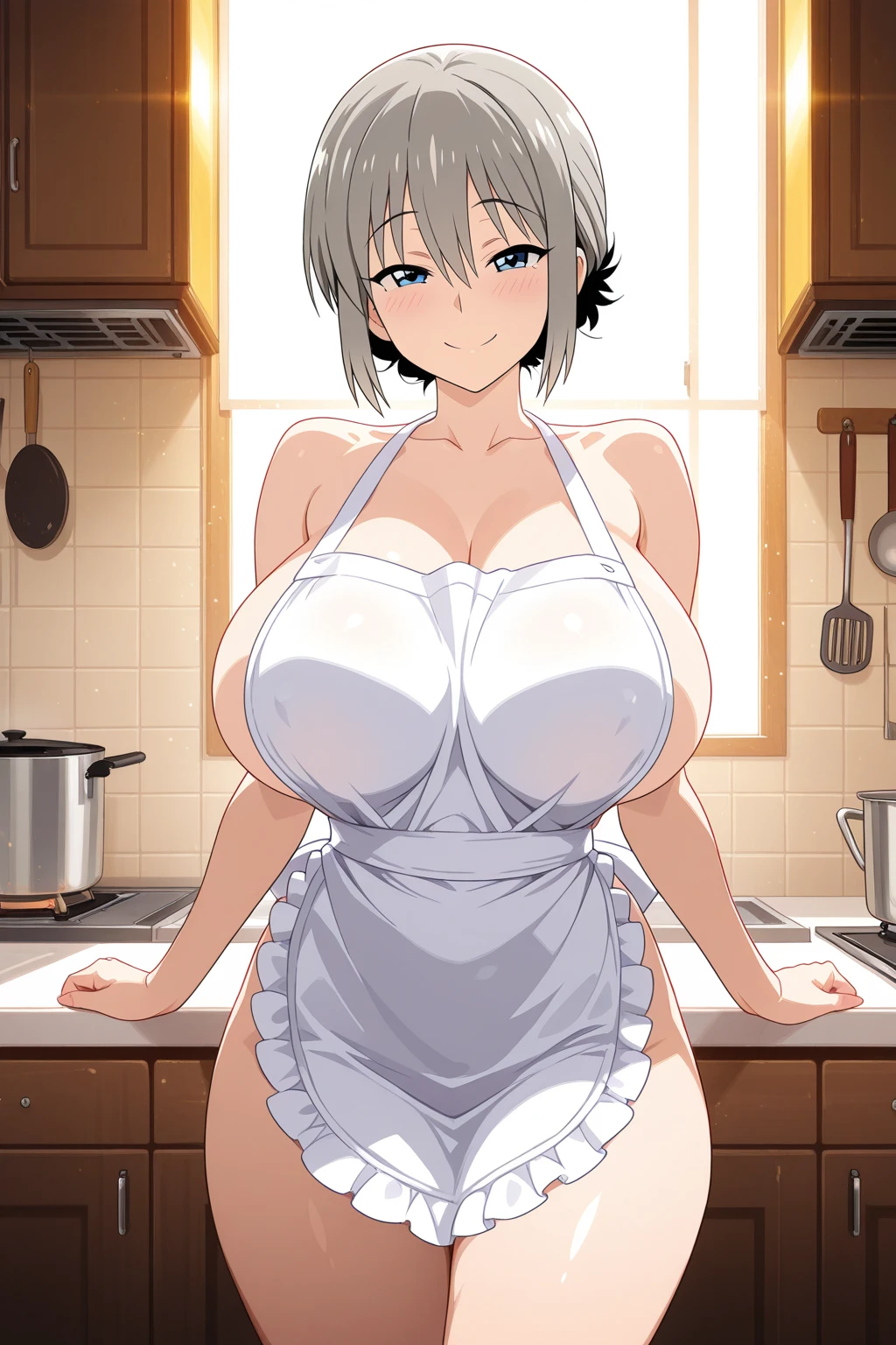 ((Highest quality)), ((masterpiece)), (detailed),
((huge breasts))
((Very thick thighs))
((Very fleshy young woman))
(Tall)
(cleavage)
(Short White hair)
(bob hairstyle)
Blue eyes
Standing
(((White bath towel only)))
(((Shoot from front)))
Japanese
bath time
Tokyo city