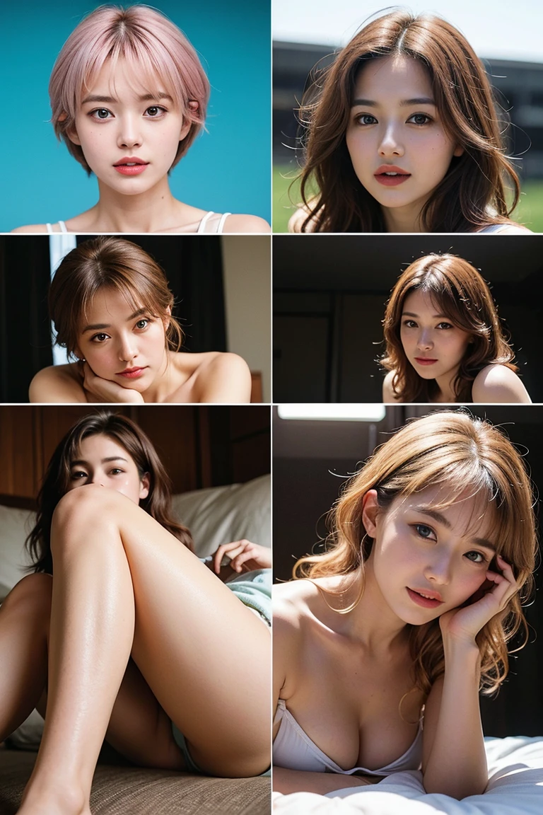 (Tabletop:1.3, Photorealistic:1.4, 8k), (Flawlessレースのブラジャー、FlawlessＴback、White or pink、Crouch down、Full body description、M-shaped splits、1.6）highest quality, masterpiece, 超A high resolution, Professional camera work, Grow light effect, Realistic portraits, Cinematic Light, Highly detailed skin and facial textures:1.3, Flawlessダイナミックな構成, Ultra-detailed, Detailed eyes, Detailed limbs, autumn&#39;s, Autumn leaves landscape in the evening:1.25, One Girl, Cute and sexy slim 23 year old woman, Fair skin, autumn&#39;s紅葉が舞う:1.25, (A dreamy look:0.9, Totally captivates you:1.0),  Calm pose), (Ample breasts:0.9), (Beautiful brown eyes, Beautiful erotic eyes:0.85), Sexy Face:0.4, (A taste that exudes beautiful eroticism:0.85), ((Too cute beauty:0.9)), Sharp Focus