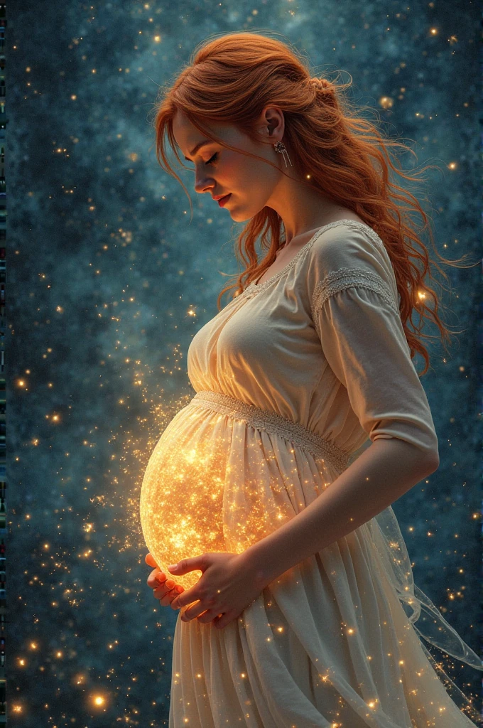 Pregnant belly